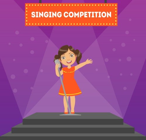 Student singing